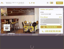 Tablet Screenshot of hotel-tarbes.com